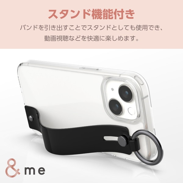 ELECOM ���쥳�� PM-A23AHVHBBK iPhone 15 �ʎ��̎ގ؎��Ďގ����� �ʎݎĎގʎގݎĎ� &Me �̎ގ׎����ʎގݎĎ� ���Ď׎��̎ߎ�������° ���؎��ڥ���󥻥��Բġ��̳�ƻ����Υ�������Բġ�