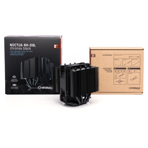 9010018000481 NOCTUA CPUクーラー NH-D9L-CH-BK 【キャンセル不可