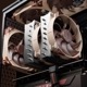 NOCTUA CPUクーラー NH-D15ーG2-HBC ツインタワークーラー インテルLGA1700特化ハイベース凸部仕様(ブラウン) LGA1851対応 【キャンセル不可・北海道沖縄離島配送不可】
