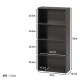 不二貿易 BDラック(BOOK&DVD) ブラウン HP9418BR HP9418BR 商品コード81398【代引・日時指定・キャンセル不可・北海道沖縄離島配送不可】 -お取リ寄せ-
