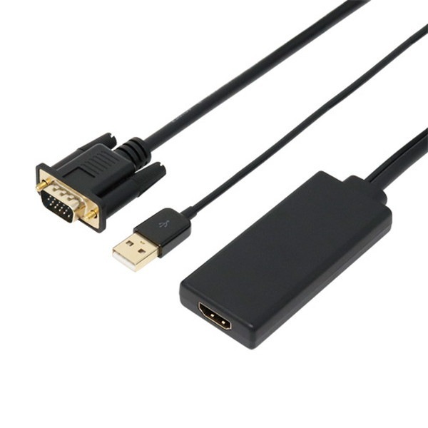Ainex �����ͥå��� VGA-HDMI�Ѵ������֥� AMC-VGAHDA�ڥ���󥻥��Բġ��̳�ƻ����Υ�������Բġ� -������-