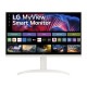 PCモニター 液晶ディスプレイ LGエレクトロニクス LG Electronics MyView Smart Monitor 27SR75U-W 27型 ワイド 解像度 4K 3840x2160 IPSパネル 表面処理 ノングレア 非光沢 入力端子 HDMIx2/USB Type-Cx1