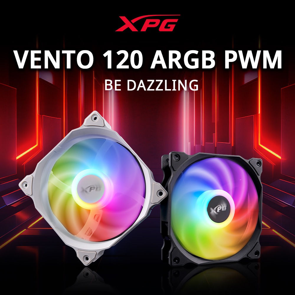 ������FAN XPG  VENTO 120ARGB PWM��VENTO120ARGBPWM3C-BKCWW(�֥�å� 3�ĥѥå�) �ڥ���󥻥��Բġ��̳�ƻ����Υ�������Բġ�