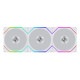 Lian Li �������ե��� 12RTL1F3W (UNI FAN TL FLEX Reverse 120 White (3pc)) �饤�ƥ��� ��С��� �ۥ磻�� 3�ĥ��åȡڥ���󥻥��Բġ��̳�ƻ����Υ�������Բġ�