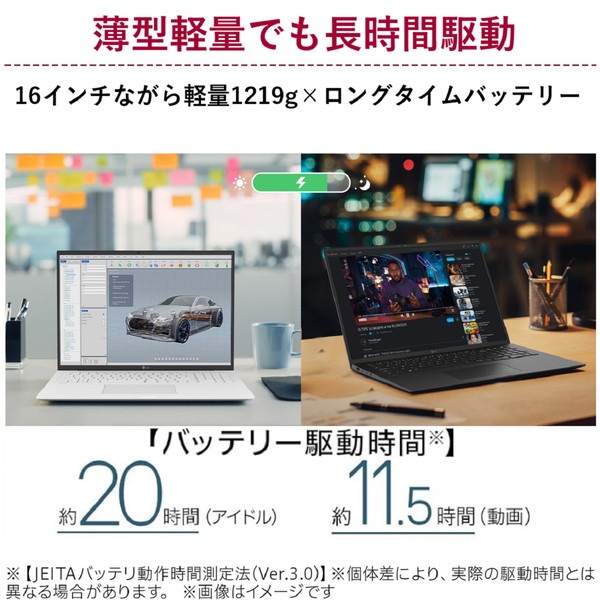 �Ρ��ȥѥ����� LG gram 16Z90SU-GR54J ���ץ饤�ɥ��ꥸ�ʥ��ǥ� 16����� 2560��1600 Core Ultra 5 125U ����:8GB SSD:512GB Windows11 Home ���Ρ��ۥ磻�� IPS�ѥͥ� ��������쥢 ���� 16.8mm ���� 1,219g ��� �Хåƥ꡼����20����