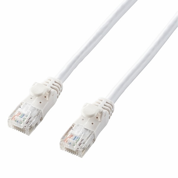 ELECOM エレコム LD-GPAY/WH10 やわらかLANケーブル CAT6A 10m ホワイト 【キャンセル不可・北海道沖縄離島配送不可】