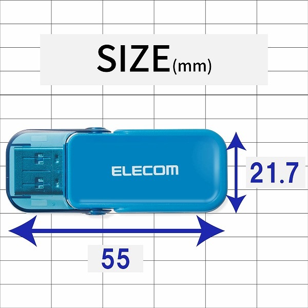 ELECOM ���쥳�� MF-FCU3032GBU USB�Ҏӎ؎� USB3.1(Gen1)�б� �̎؎��̎ߎ������̎߼� 32GB �̎ގَ� �ڥ���󥻥��Բġ��̳�ƻ����Υ�������Բġ�