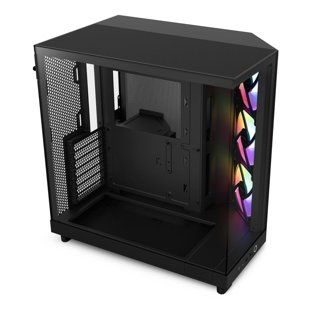 NZXT H6 FLOW ミドルタワーPCケース CC-H61FB-R1 【キャンセル不可・北海道沖縄離島配送不可】