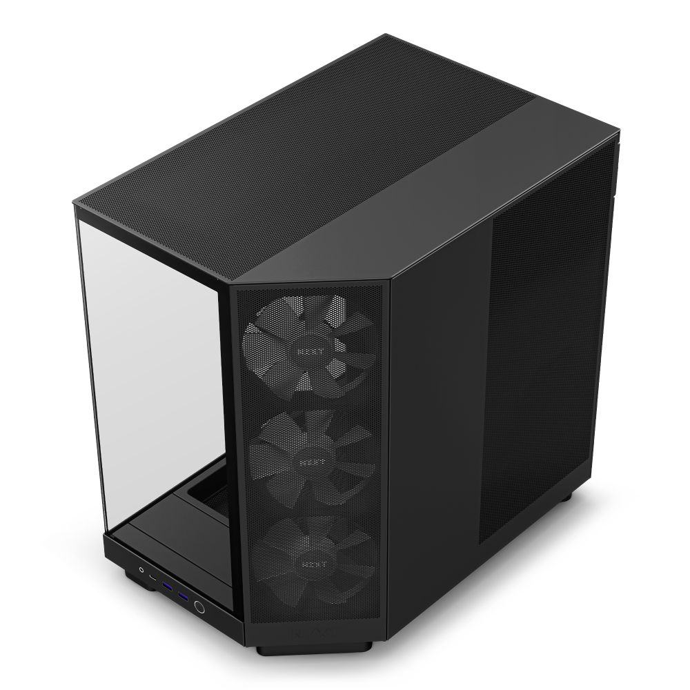 NZXT H6 FLOW ミドルタワーPCケース CC-H61FB-R1 【キャンセル不可・北海道沖縄離島配送不可】