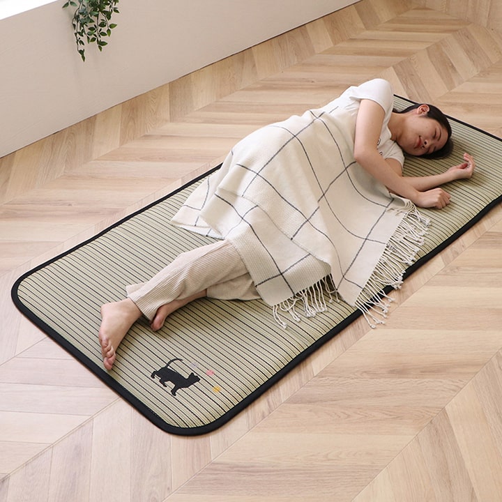 �����ҥ� ���� �ޥå� ���� ξ�� ����ץ� �ɽ� ǭ ������ Ĵ���� �ý� �������� ��80��180cm �֥�å� 7530159 JAN:4956642719656 -��������-������������������Բġۡ��̳�ƻ����Υ��������Բġ�