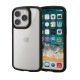 ELECOM エレコム PM-A22CTSLFCSBK iPhone 14 Pro ケース カバー ハイブリッド 耐衝撃 衝撃吸収 軽量 薄型 ストラップホール付 背面マットクリア 指紋防止 高透明 TOUGH SLIM ブラック【キャンセル不可・北海道沖縄離島配送不可】