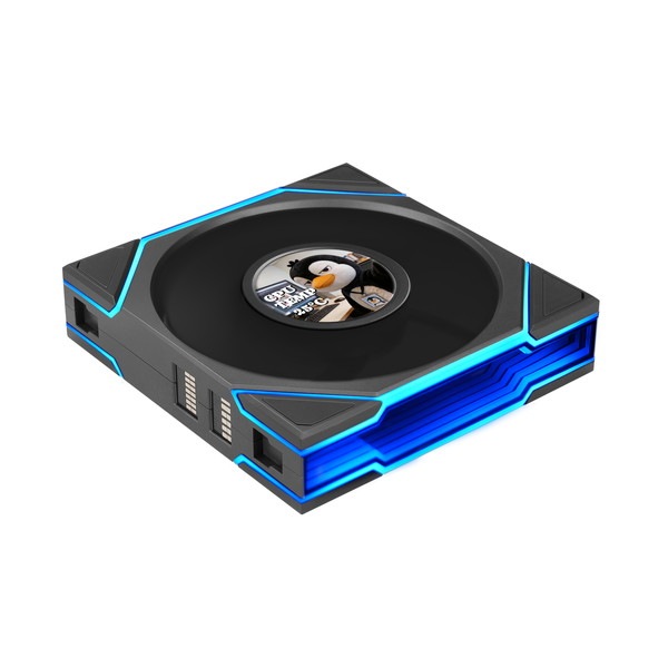Lian Li �������ե��� 12TLLCD1F1B (UNI FAN TL LCD FLEX 120 Black ) �վ��ǥ����ץ쥤 �֥�å� ñ�ʡڥ���󥻥��Բġ��̳�ƻ����Υ�������Բġ�