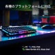HyperX メカニカルキーボード HyperX Alloy Origins 60 赤軸 キー側面セカンダリ機能印刷 英語配列 RGB発光 小型ゲーミングキーボード ブラック 4P5N4AA#ABA 【キャンセル不可・北海道沖縄離島配送不可】 -お取り寄せ-