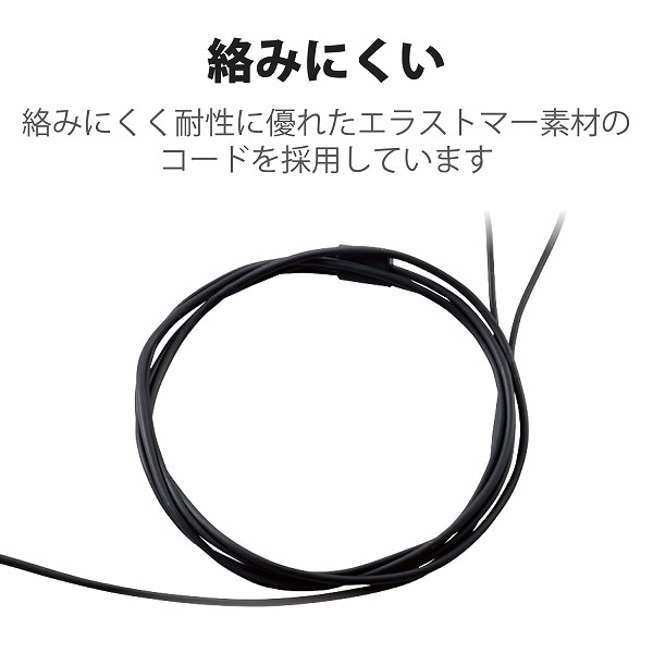 ELECOM エレコム EHP-F12CMBK ステレオイヤホン カナル型 φ3.5mm マイク付 Fast Music F12C 10.0mmドライバー ブラック 【キャンセル不可・北海道沖縄離島配送不可】