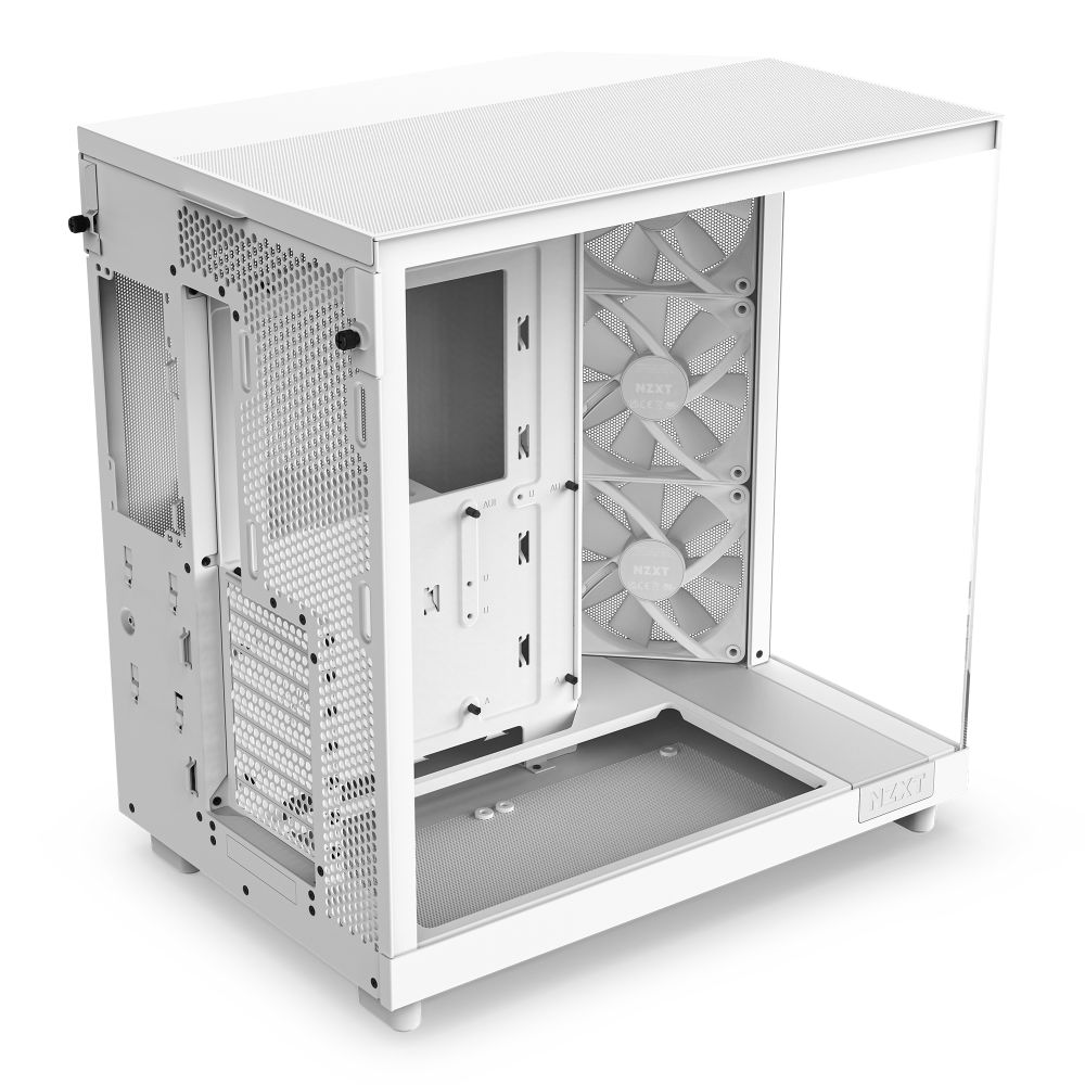 NZXT H6 FLOW �ߥɥ륿�PC������ CC-H61FW-R1 �ڥ���󥻥��Բġ��̳�ƻ����Υ�������Բġ�