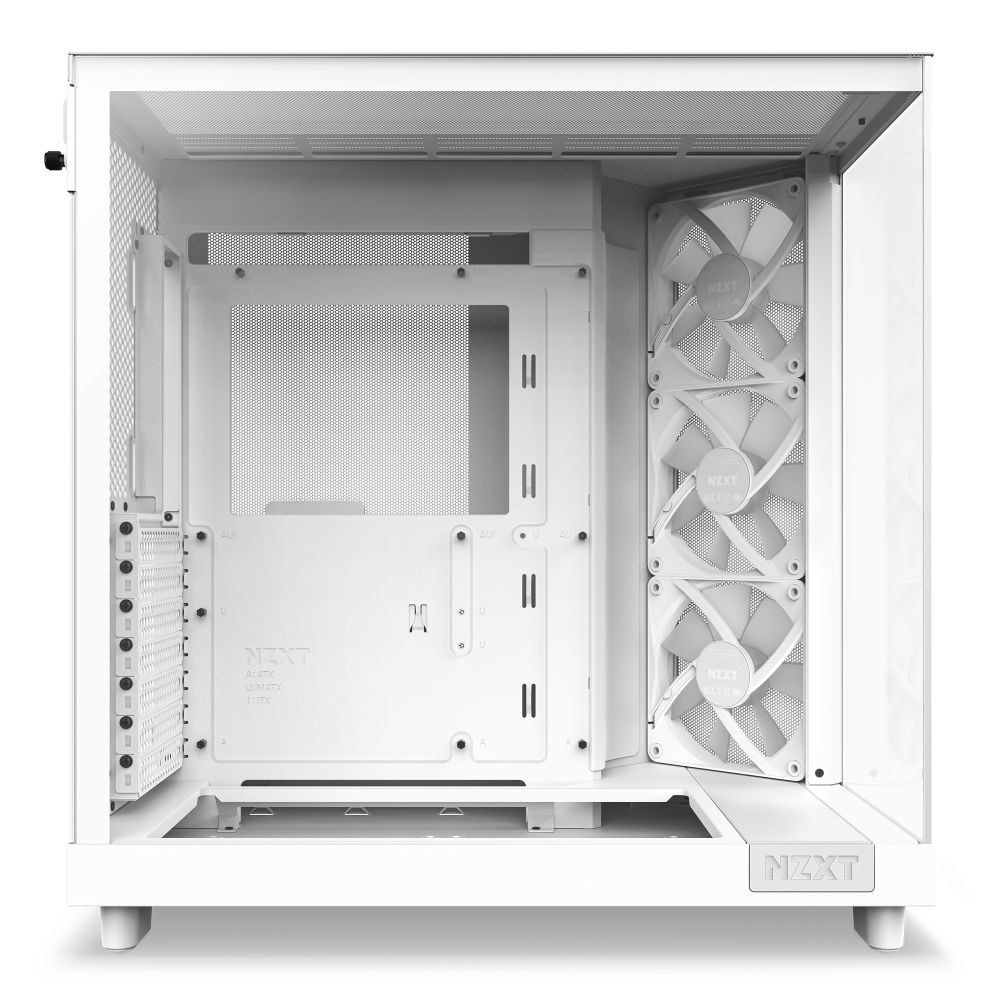 NZXT H6 FLOW �ߥɥ륿�PC������ CC-H61FW-R1 �ڥ���󥻥��Բġ��̳�ƻ����Υ�������Բġ�