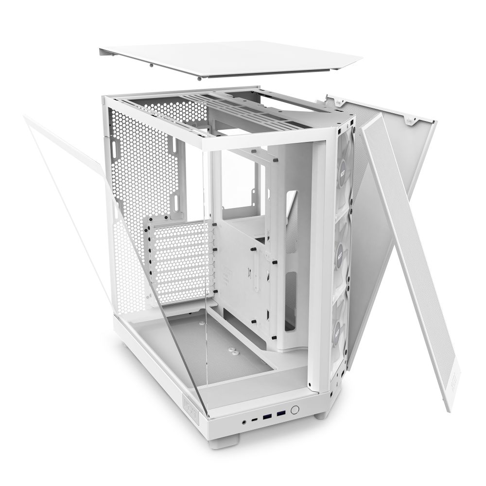 NZXT H6 FLOW �ߥɥ륿�PC������ CC-H61FW-R1 �ڥ���󥻥��Բġ��̳�ƻ����Υ�������Բġ�