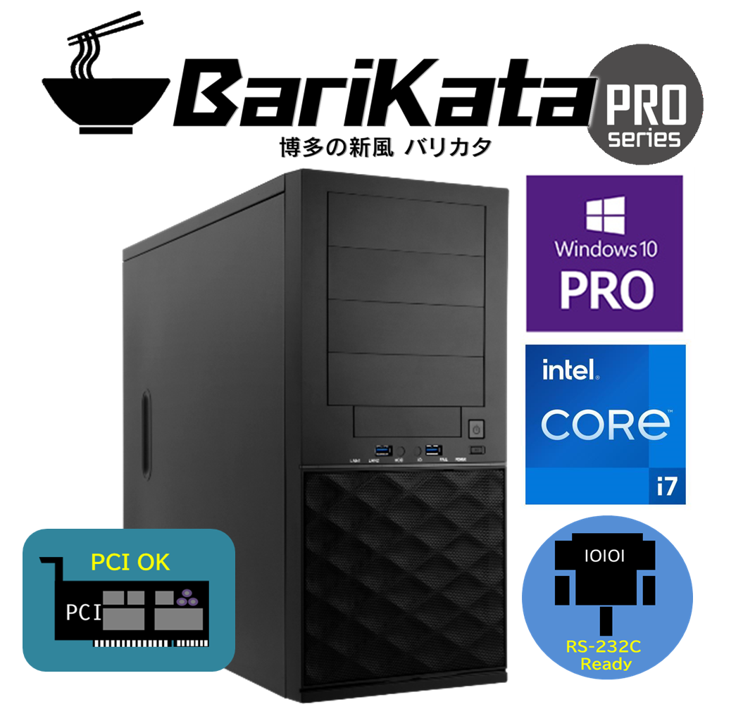 BarikataPRO(Core i7-12700/:DDR4 16GB(8GBx2)/SSD:1TB NVMe/ODD:DVDޥ/Ÿ:650W 80PLUS GOLD/OS:Win10Pro) Barikata-417121  ޥǽ BTOѥ BarikataPRO ATX