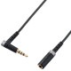 ELECOM ���쥳�� EHP-35ELS4P10BK ����ۥ� �إåɥۥ� ��Ĺ������ ��3.5mm 4�� ���ƥ쥪 �ߥ˥���å� to �ߥ˥ץ饰 1m ���ѵ� L���ץ饰 �ޥ����б� ��Android �� iPod �� MacBook �֥�å��ڥ���󥻥��Բġ��̳�ƻ����Υ�������Բġ�