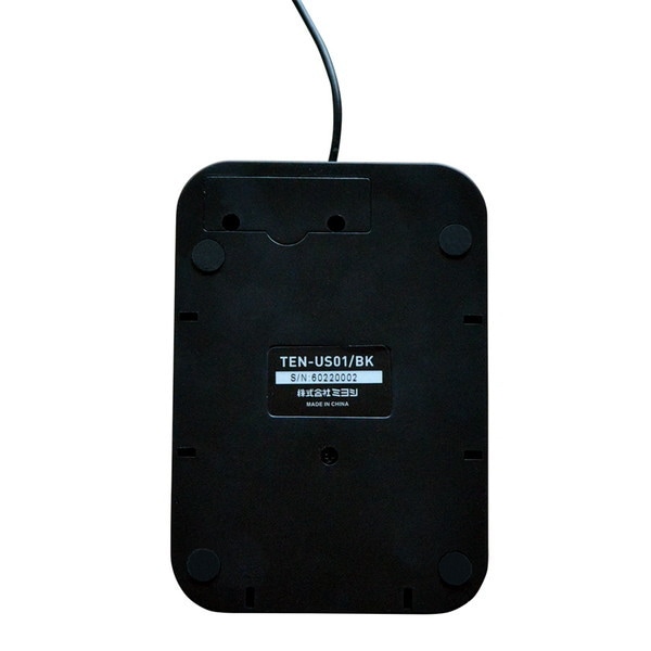 ミヨシ USBテンキー 丸キーキャップタイプ ブラック TENUS01/BK