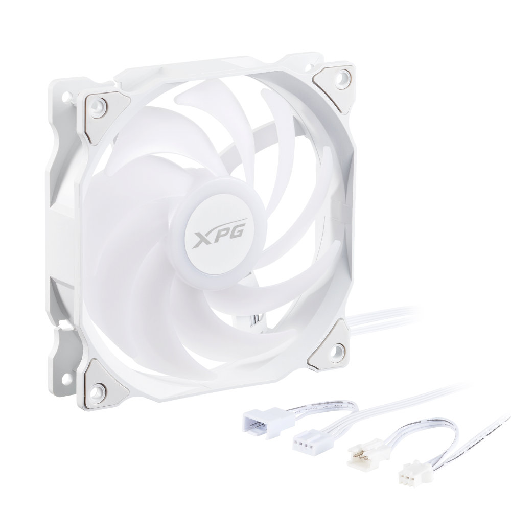 ������FAN XPG  VENTO 120ARGB PWM��VENTO120ARGBPWM3C-WHCWW�ʥۥ磻�� 3�ĥѥå�)�ڥ���󥻥��Բġ��̳�ƻ����Υ�������Բġ�