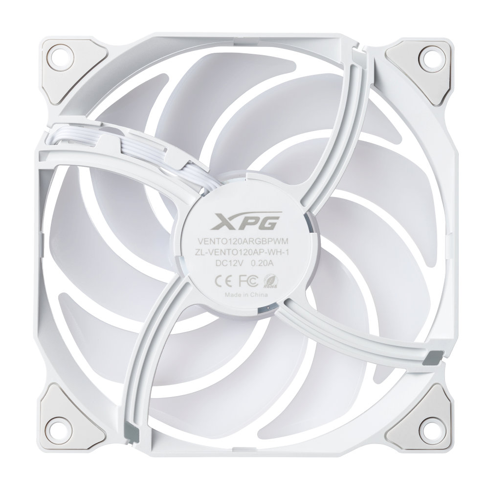 ������FAN XPG  VENTO 120ARGB PWM��VENTO120ARGBPWM3C-WHCWW�ʥۥ磻�� 3�ĥѥå�)�ڥ���󥻥��Բġ��̳�ƻ����Υ�������Բġ�
