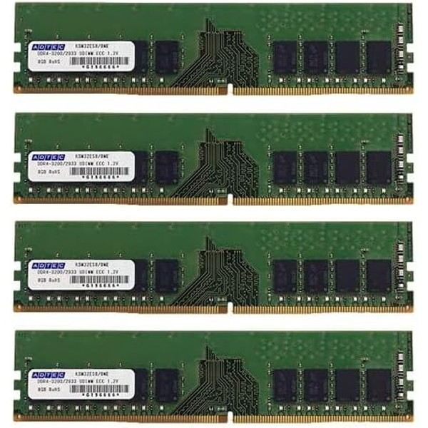 ADTEC DDR4-2666 UDIMM ECC 16GB (1Rx8)��4���� ADS2666D-E16GSB4 �ǥ����ȥå��� ���ߥ��� �����С��� ������ơ�������� ���ɥƥå���Ǽ���׳�ǧ������󥻥��Բġ��̳�ƻ����Υ�������Բġ� -������-