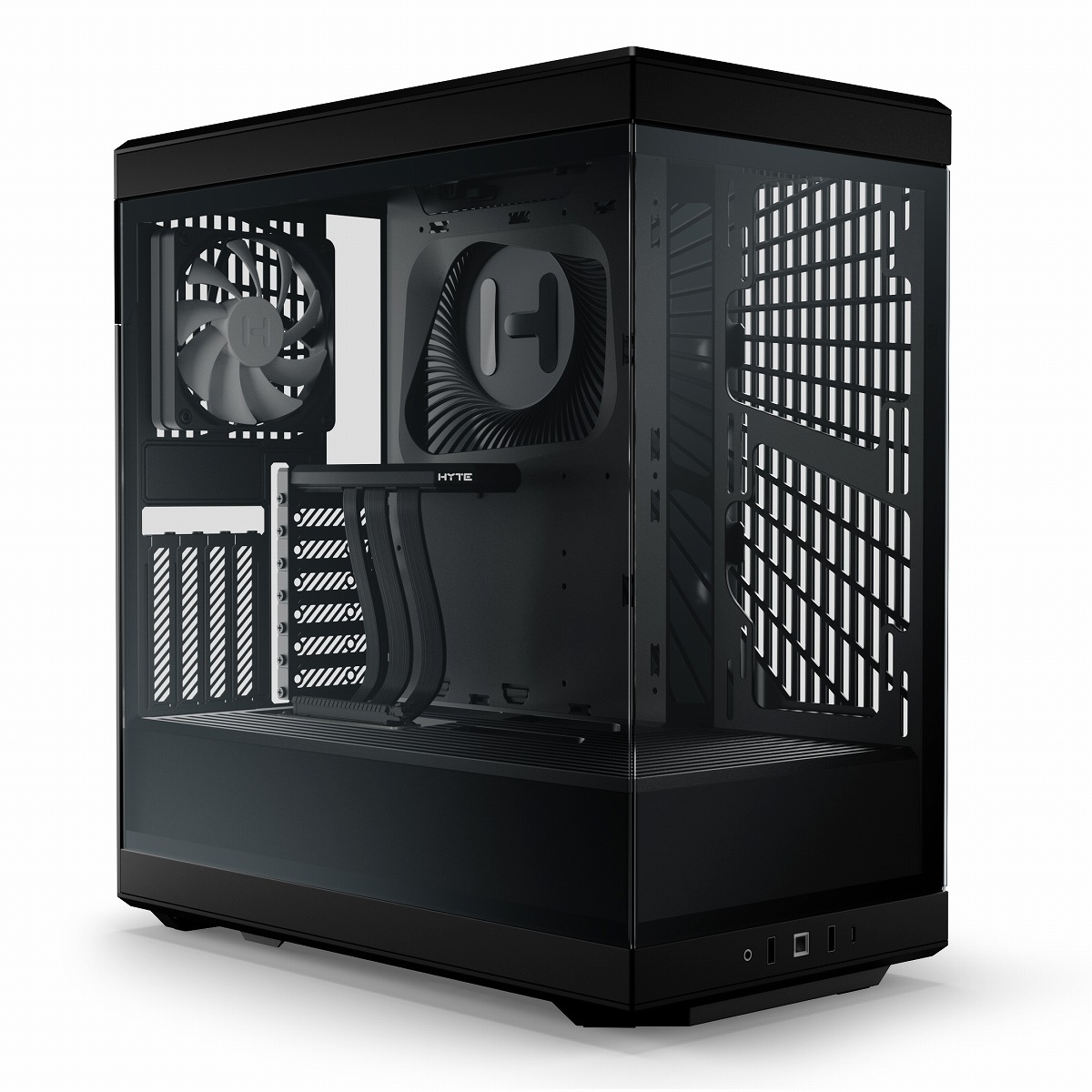HYTE 特殊形状PCケース Y40 Black 【キャンセル不可・北海道沖縄離島配送不可】