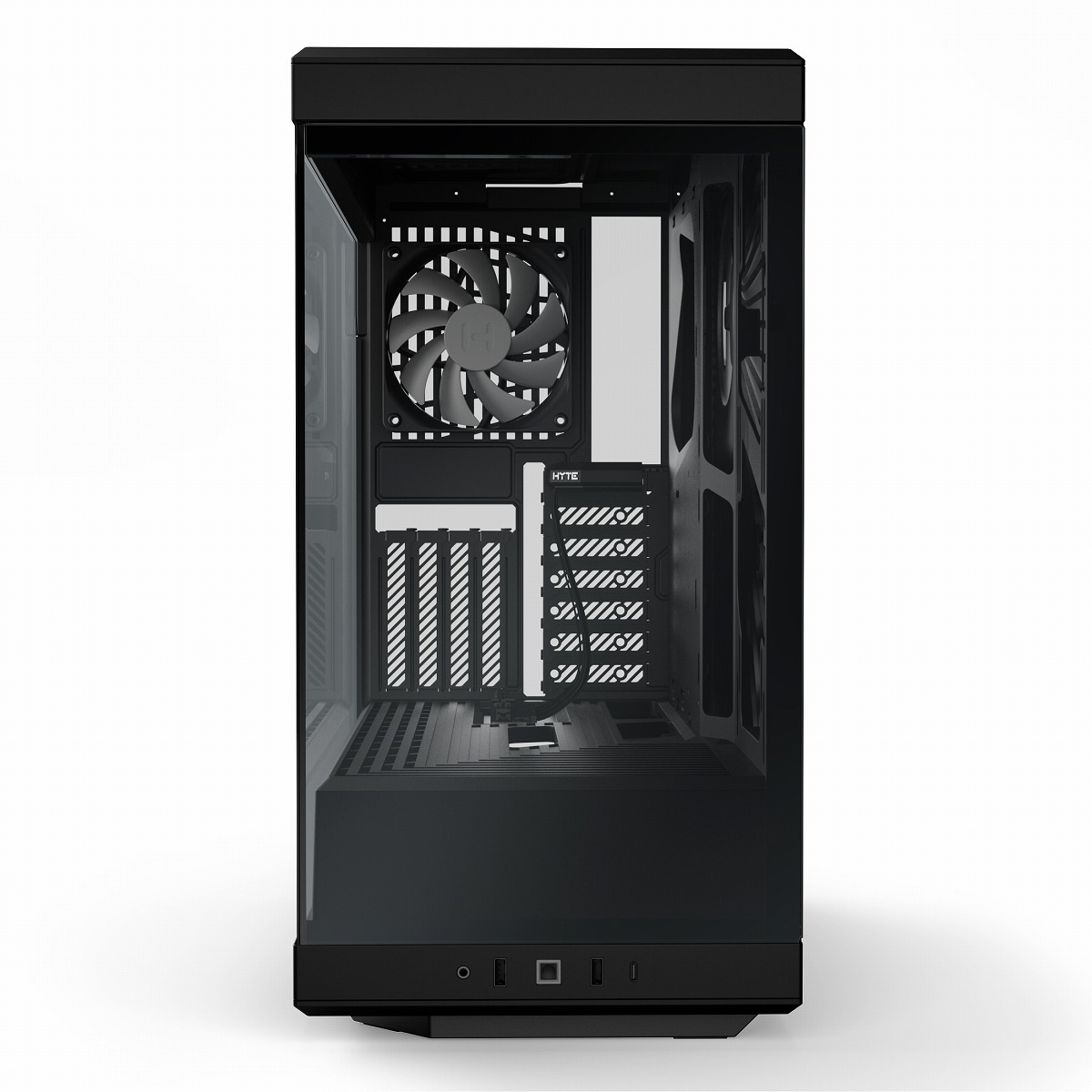 HYTE 特殊形状PCケース Y40 Black 【キャンセル不可・北海道沖縄離島配送不可】