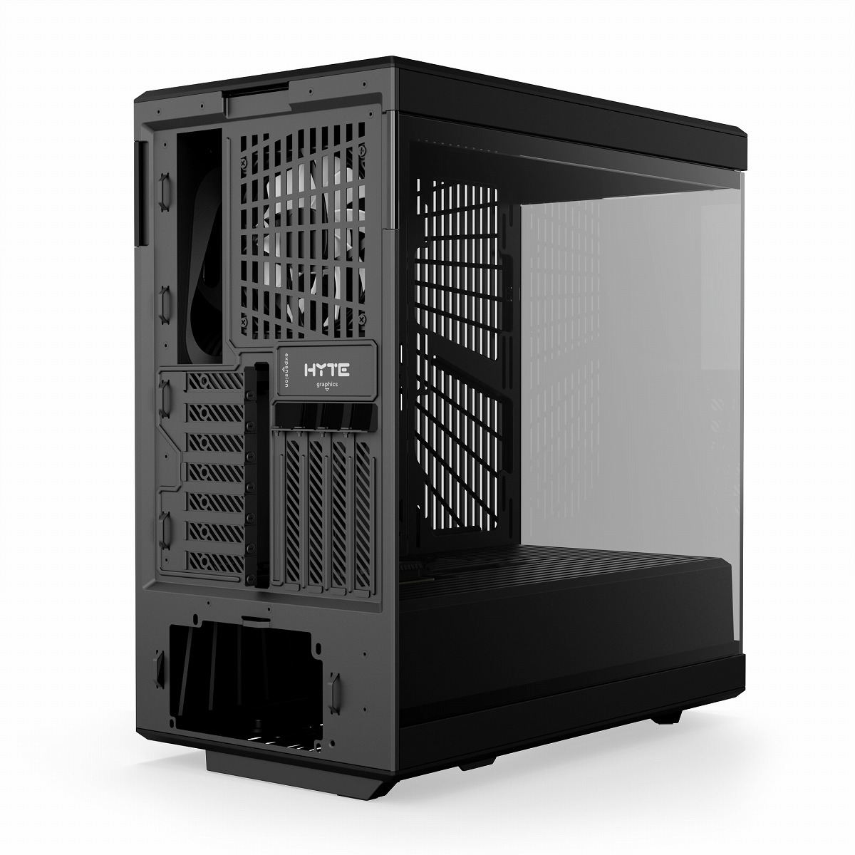 HYTE 特殊形状PCケース Y40 Black 【キャンセル不可・北海道沖縄離島配送不可】