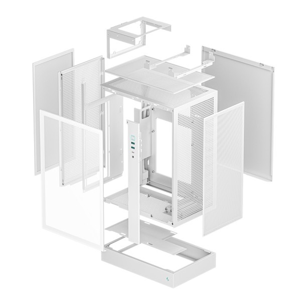 6933412765370 DEEPCOOL PCケース MicroATX対応 R-CH170-WHNGM0