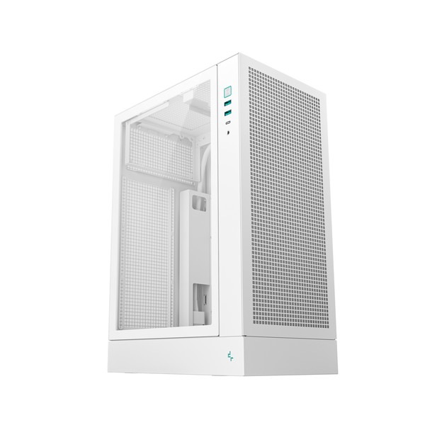 DEEPCOOL PCケース MicroATX対応 R-CH170-WHNGM0-G (CH170 PLUS WH) ホワイト 【キャンセル不可・北海道沖縄離島配送不可】