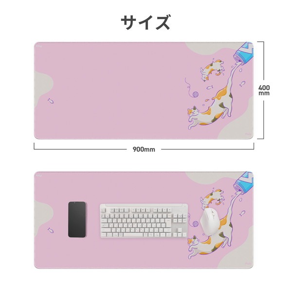 Pixio �����ߥ󥰥ޥ����ѥå� PXMP010XXL-O PXMP010XXL Mouse Pad ŷ�ο� 900��400mm �磻�ɥ����� ����ù� ���ƥå��ù� �ڥ���󥻥��Բġ��̳�ƻ����Υ�������Բġ�
