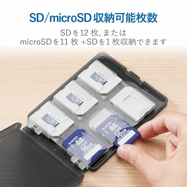 ELECOM 쥳 CMC-06NMC12 SDĎގ 12Ǽ SD microSD ڥ󥻥Բġ̳ƻΥԲġ