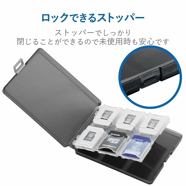 ELECOM 쥳 CMC-06NMC12 SDĎގ 12Ǽ SD microSD ڥ󥻥Բġ̳ƻΥԲġ