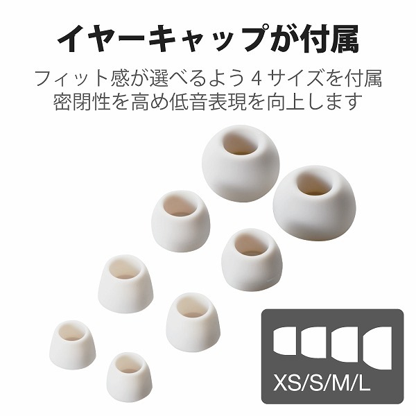 ELECOM エレコム EHP-F12CMWH ステレオイヤホン カナル型 φ3.5mm マイク付 Fast Music F12C 10.0mmドライバー ホワイト 【キャンセル不可・北海道沖縄離島配送不可】