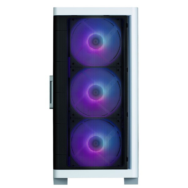 ZALMAN PC������ M4 White �ۥ磻�� M4 WHITE �ߥ˥��  �ե���ȥ�å��� ARGB�ե���4����� microATX / Mini-ITX �������饹�ڥ���󥻥��Բġ��̳�ƻ����Υ�������Բġ� -������-