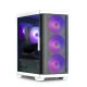 ZALMAN PC������ M4 White �ۥ磻�� M4 WHITE �ߥ˥��  �ե���ȥ�å��� ARGB�ե���4����� microATX / Mini-ITX �������饹�ڥ���󥻥��Բġ��̳�ƻ����Υ�������Բġ� -������-