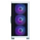 ZALMAN PC������ M4 White �ۥ磻�� M4 WHITE �ߥ˥��  �ե���ȥ�å��� ARGB�ե���4����� microATX / Mini-ITX �������饹�ڥ���󥻥��Բġ��̳�ƻ����Υ�������Բġ� -������-