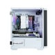 ZALMAN PC������ M4 White �ۥ磻�� M4 WHITE �ߥ˥��  �ե���ȥ�å��� ARGB�ե���4����� microATX / Mini-ITX �������饹�ڥ���󥻥��Բġ��̳�ƻ����Υ�������Բġ� -������-