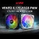 リバースケースFAN XPG VENTO R 120ARGB PWM VENTOR120ARGBPWM-BKCWW(ブラックモデル)【キャンセル不可・北海道沖縄離島配送不可】