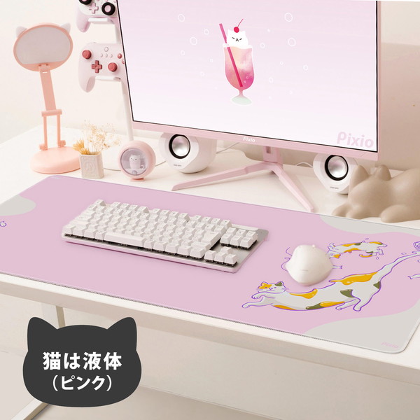 Pixio �����ߥ󥰥ޥ����ѥå� PXMP023XXL-O PXMP023XXL Mouse Pad ǭ�ϱ���(�ԥ�) 900��400mm �磻�ɥ����� ����ù� ���ƥå��ù� �ڥ���󥻥��Բġ��̳�ƻ����Υ�������Բġ�