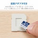 ELECOM ���쥳�� CMC-06NMC4 SD�����Ďގ����� 4���Ǽ SD microSD �ڥ���󥻥��Բġ��̳�ƻ����Υ�������Բġ�