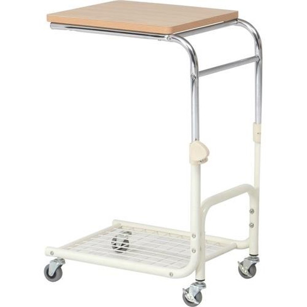 不二貿易 ベッドテーブル BT-018WH BT-018WH 商品コード70394【代引・日時指定・キャンセル不可・北海道沖縄離島配送不可】 -お取リ寄せ-