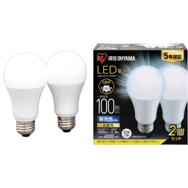 �����ꥹ������� LED�ŵ� E26 ���۸�2P�����100����1600��m�� LDA12D-G-10T62P - 0501-4967576408226-ds -��������-�ڥ���󥻥��Բġ��̳�ƻ����Υ�������Բġ�