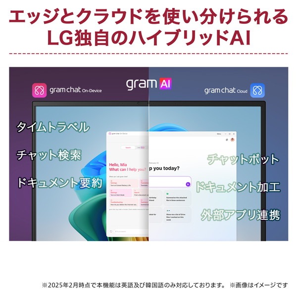 ノートパソコン LG gram Pro 16Z90TS-GU89J 16インチ 1920×1200 ノングレア IPSパネル Core Ultra 7 258V SSD:1TB メモリ:32GB Windows 11 Home メタグレー