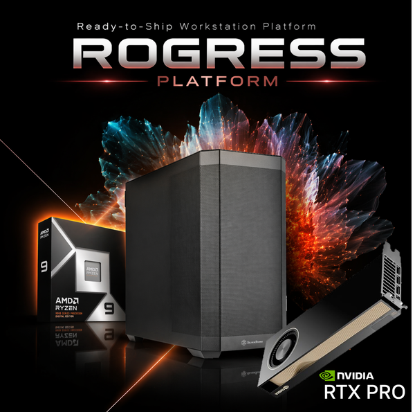 [ROGRESSPLATFORM]8K�Խ�/GPU����/AI���� (Ryzen9 9950X3D2 /����:DDR5 128GB(64GBx2)/SSD:4TB NVMe Gen5 /HDD:-/�Ÿ�:1300W 80PLUS Platinum/�����:RTXPRO6000BlackwellMAX-Q96GB ) Rogress Platform-449823  �������ޥ�����ǽ BTO�ѥ����� SEH2
