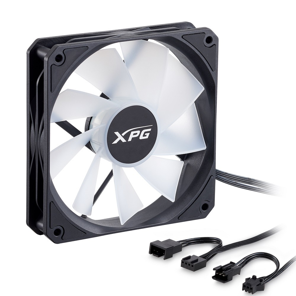 ��С���������FAN XPG VENTOR120ARGBPWM3C-BKCWW(�֥�å� 3�ĥѥå�)�ڥ���󥻥��Բġ��̳�ƻ����Υ�������Բġ�