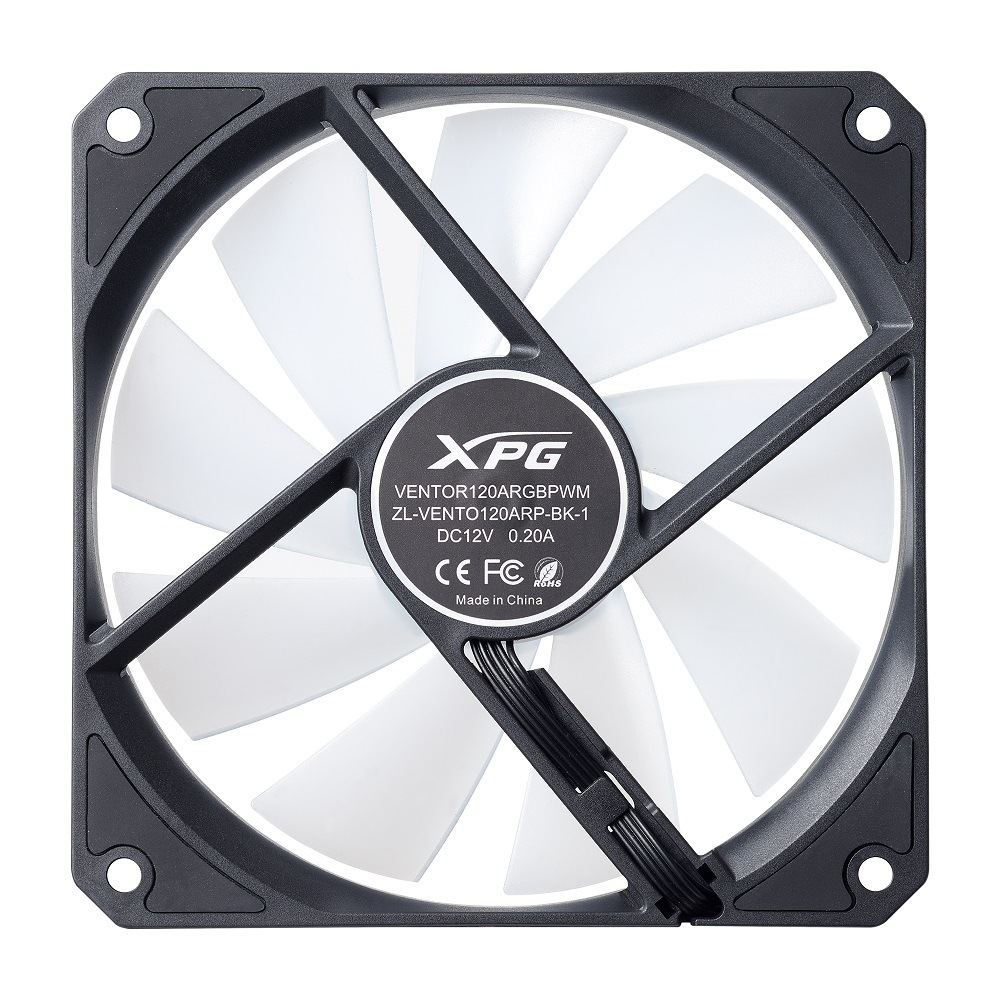 ��С���������FAN XPG VENTOR120ARGBPWM3C-BKCWW(�֥�å� 3�ĥѥå�)�ڥ���󥻥��Բġ��̳�ƻ����Υ�������Բġ�