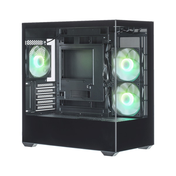 4988755072359 玄人志向 PCケース KRC-mT01B ブラック KRC-mT01